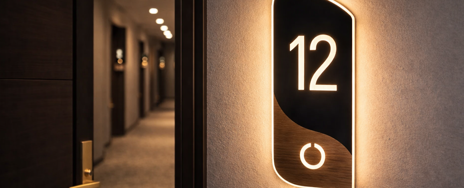 Otel kapı numarası – profesyonel otel dekorasyonu
